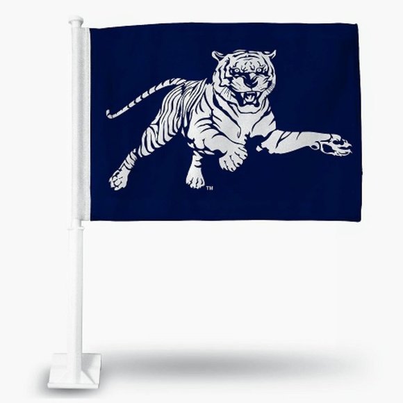 🆕 JACKSON STATE UNIVERSITY DOUBLE SIDED CAR FLAG - NCAA - MEN - Picture 1 of 1